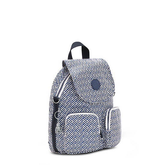 Kipling Firefly Up Printed Convertible Hátizsák Szürke | HU 1582WN